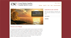 Desktop Screenshot of canadianspiritistcouncil.com